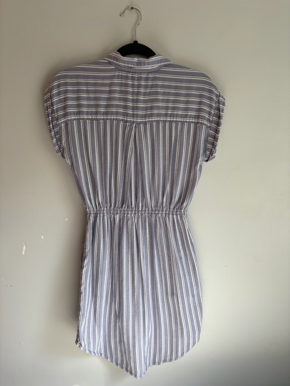 Striped Button-Front Dress in Blue and White $4/25 - Picture 2 of 2